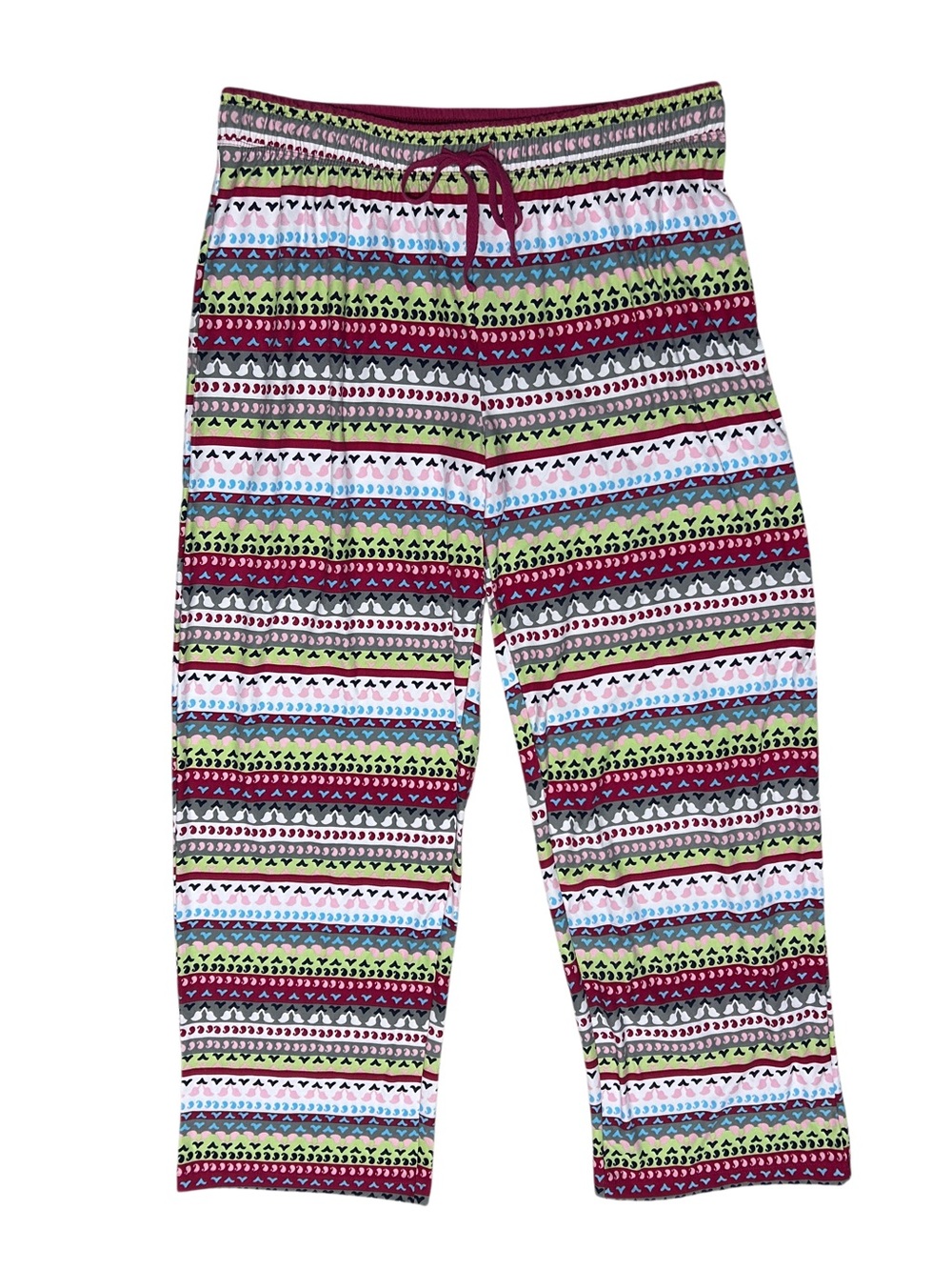 NWOT Goodnight Kiss Patterned Pajama Pants - Multicolor